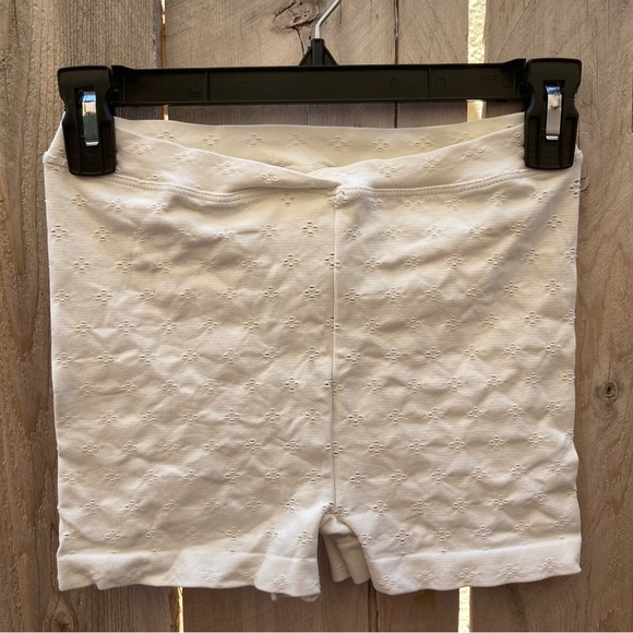 Free People Eyelet Seamless Shortie in Ivory - Picture 4 of 7